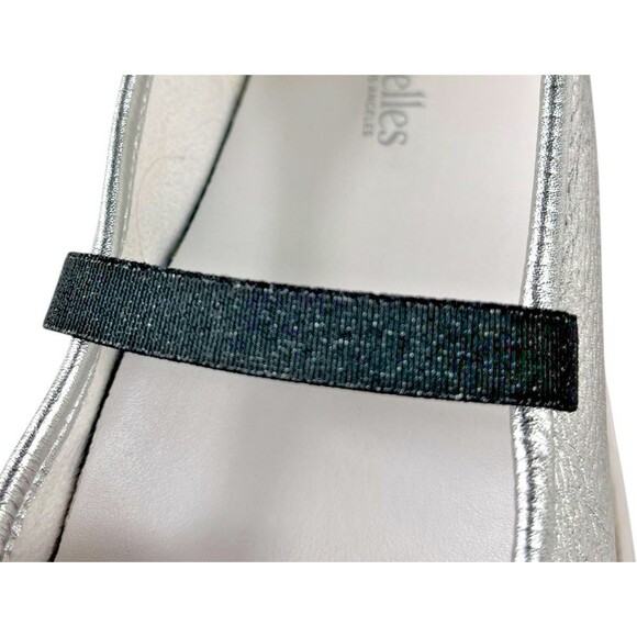 Seychelles Moon Child Metallic Leather Upper Mary Jane Style Flats Silver Size 9 - Picture 10 of 15